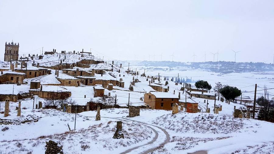 Fotos: Nieve en Baltanas