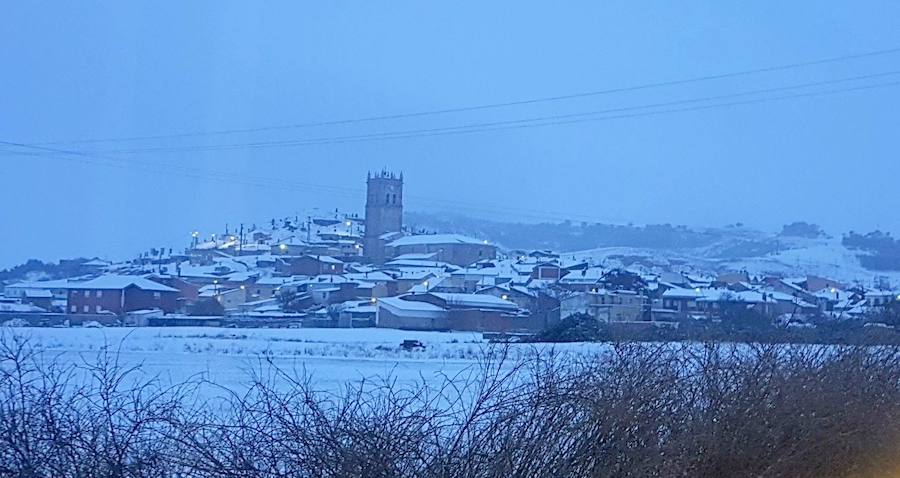 Fotos: Nieve en Baltanas