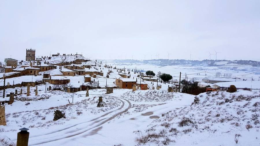 Fotos: Nieve en Baltanas