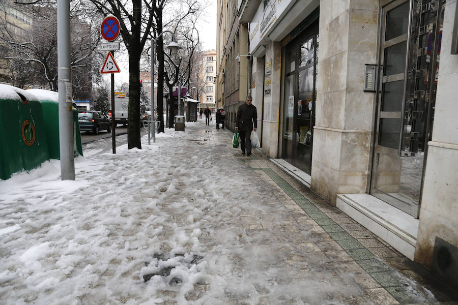 Fotos: La capital palentina se tiñe de blanco II