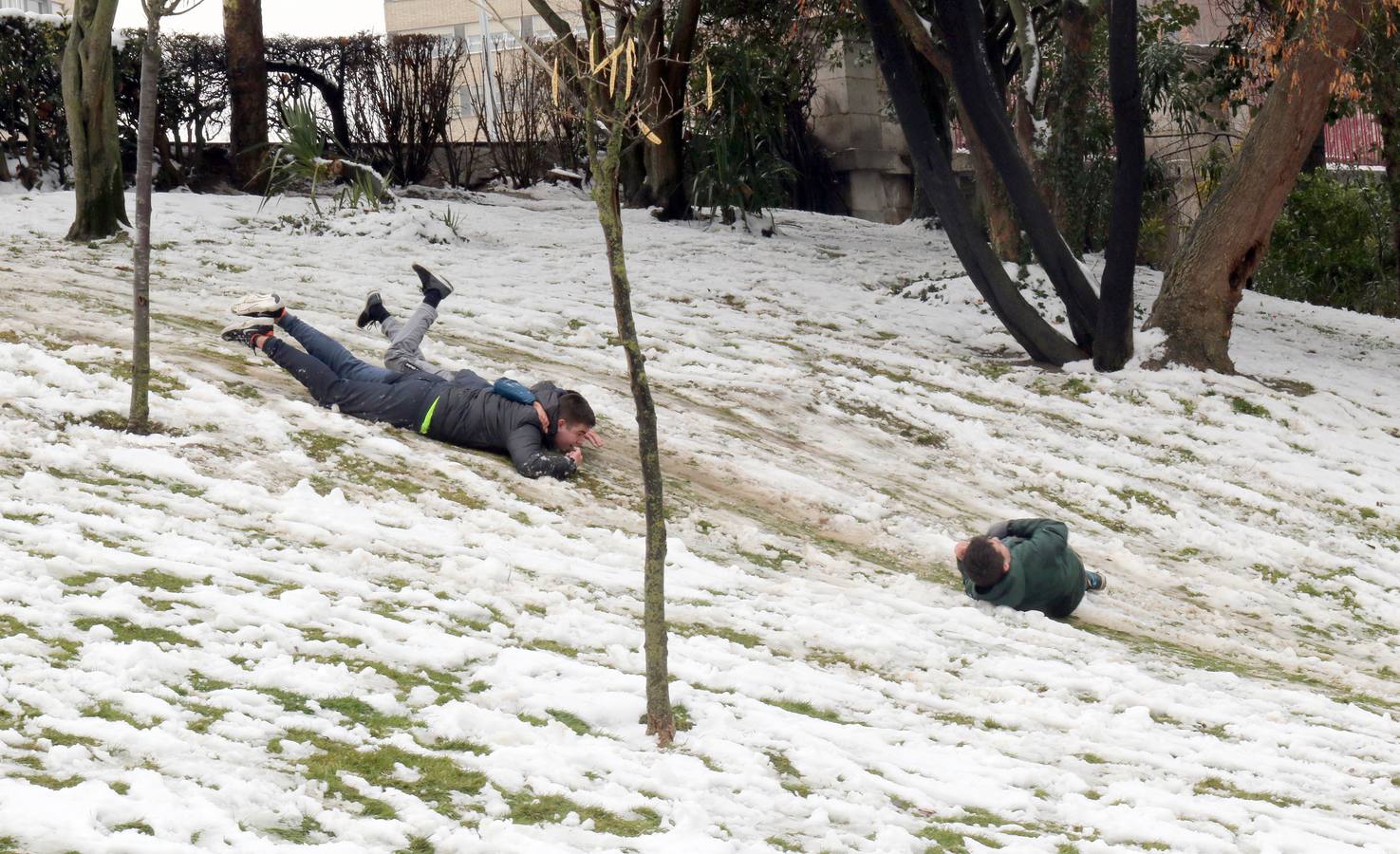 Fotos: Las bellas estampas que la nieve ha dejado en Valladolid