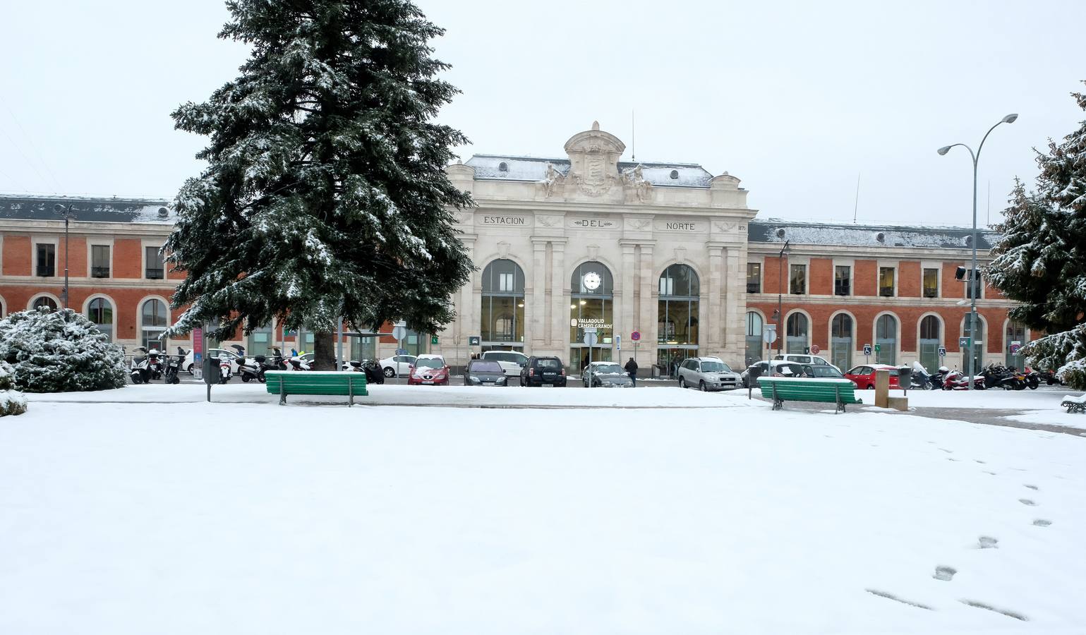 Fotos: Las bellas estampas que la nieve ha dejado en Valladolid