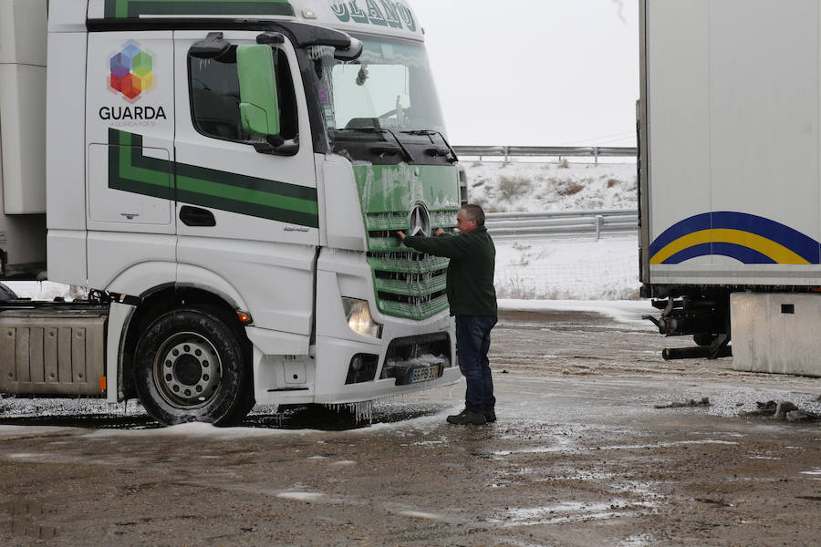 Fotos: Imágenes nevadas en Dueñas