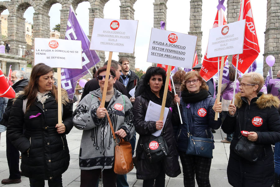 Fotos: Concentraciones 8-M en Segovia