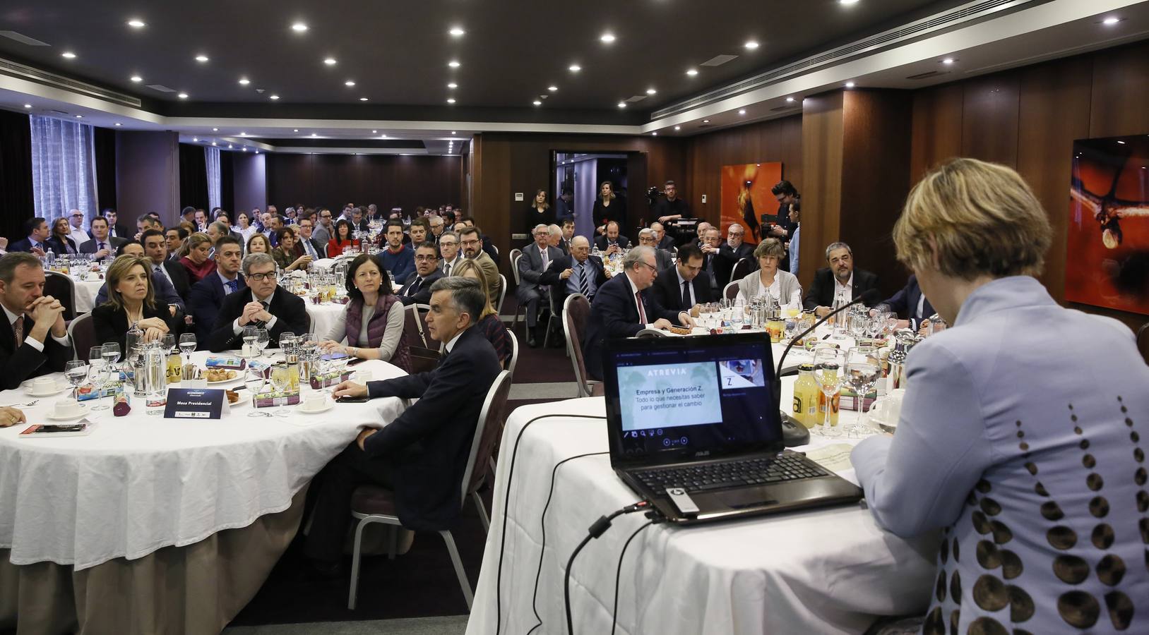 La presidenta de Atrevia, la mayor consultora de comunicación en España, ha participado con una conferencia titulada 'Empresa y generación Z, todo lo que necesitas saber para gestionar el cambio'