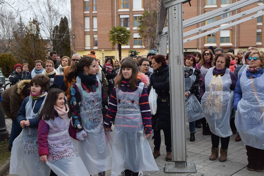 Fotos: Concentración en Guardo en la jornada del 8-M