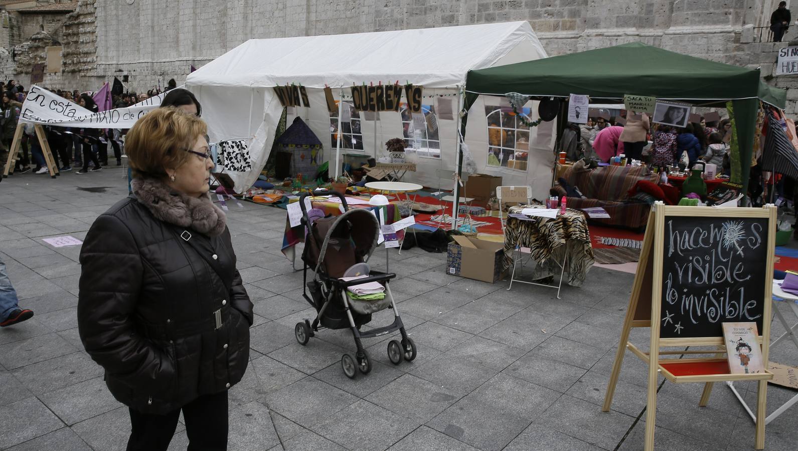 Fotos: Manifestación estudiantil convocada por la Asamblea Feminista de Valladolid