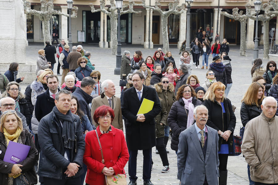 Fotos: Acto institucional del Ayuntamiento de Palencia en el 8-M