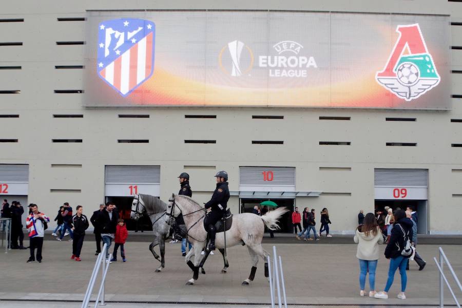 El Atlético venció por 3-0 al Lokomotiv de Moscú en la ida de los octavos de final de la Liga Europa. Saúl abrió el marcador con un golazo, Costa anotó al rechace y Koke puso la sentencia tras una asistencia de Juanfran.