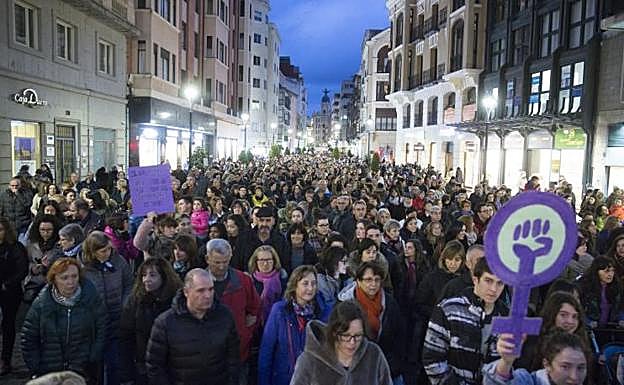 Imagen de la manifestación de Valladolid.