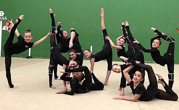 Componentes del Club Rítmica Salamanca 