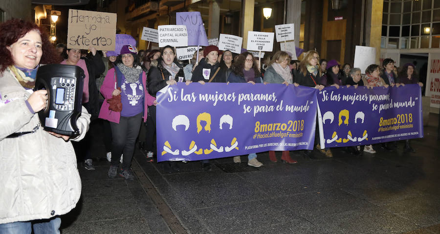 Fotos: El colofón reivindicativo del 8-M en Palencia