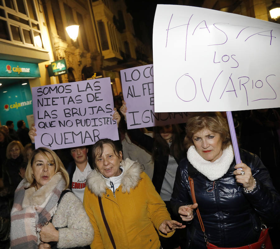 Fotos: El colofón reivindicativo del 8-M en Palencia