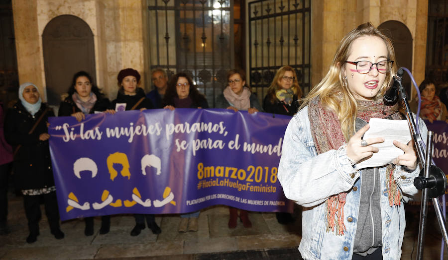 Fotos: El colofón reivindicativo del 8-M en Palencia