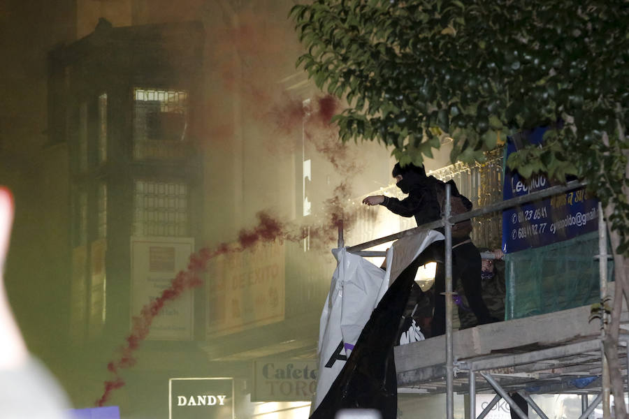 Más de 15.000 personas, según Policía Nacional, han participado en Salamanca en la manifestación convocada por los movimientos feministas con motivo del 8-M