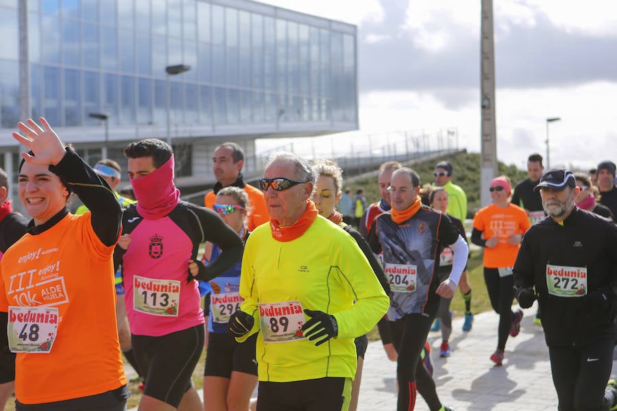Ni el viento ni la lluvia aguaron la fiesta atlética que tuvo lugar el domingo con la celebración de la III Enjoy! Running 10K Aldehuela. 