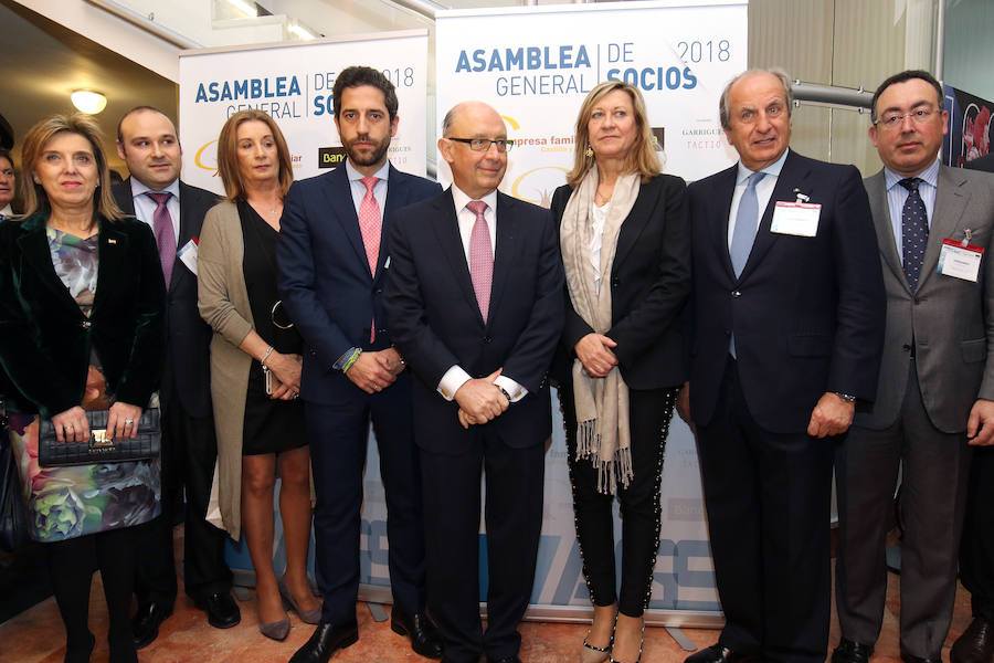 Fotos: Cristóbal Montoro clausura la Asamblea de la Empresa Familiar de Castilla y León