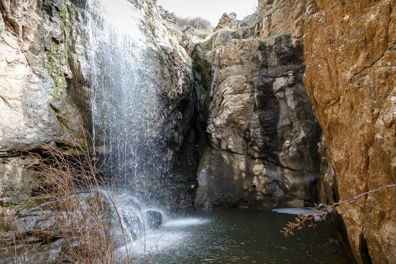 Cascada de las Pilas en Almaraz de Duero (Zamora).