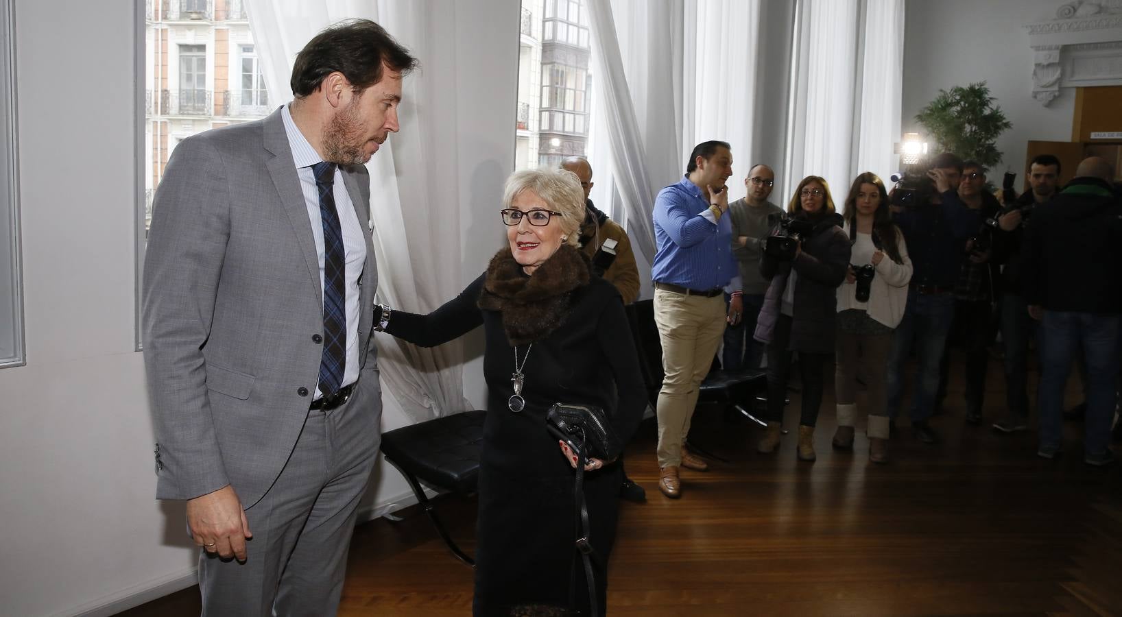 La actiz vallisoletana aprovechó la presentación de la obra en el Teatro Calderón para anunciar su retirada de los escenarios