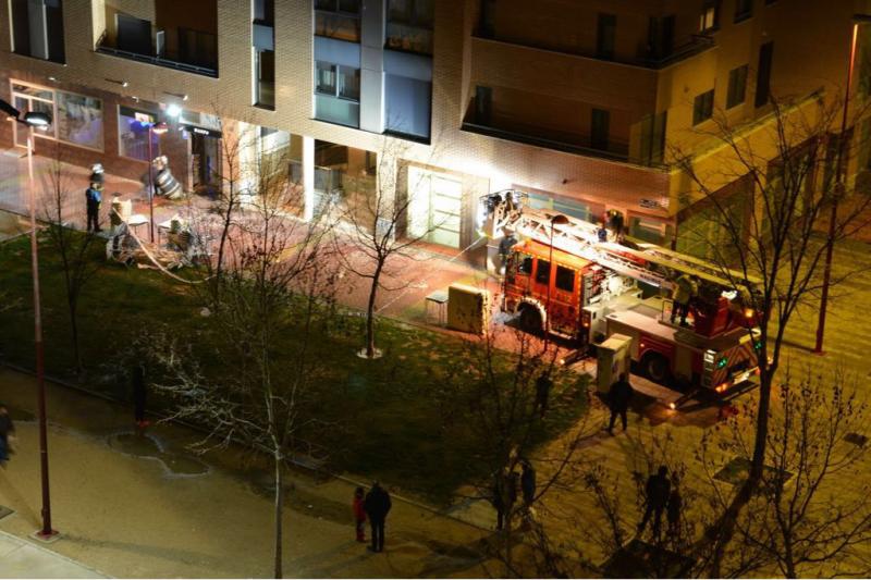 Efectos del viento en Villa de Prado.