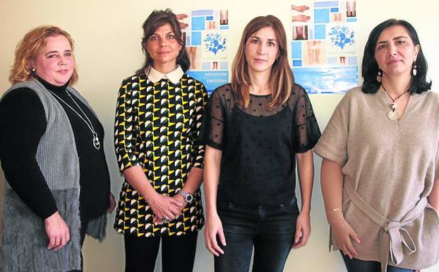 Carmen Corujo, Gisela Bermejo, Paula Rodríguez y Leonor Domenech, socias de Adelprise.