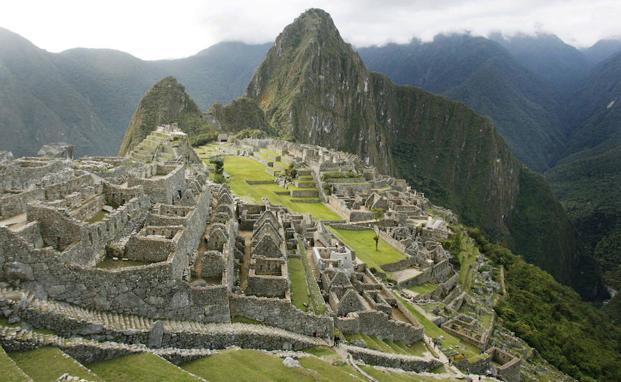 Vista de las ruinas de Machu Picchu. 