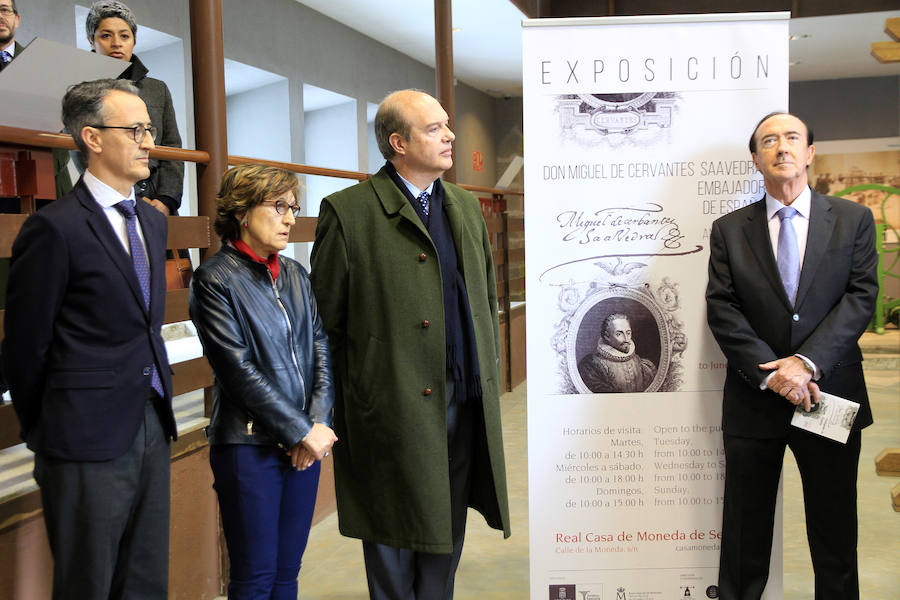 Fotos: Exposición sobre Cervantes en la Casa de la Moneda