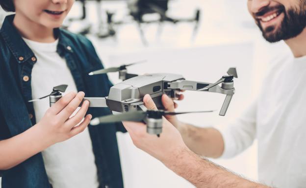 Un dron, un regalo original para el Día del Padre. 