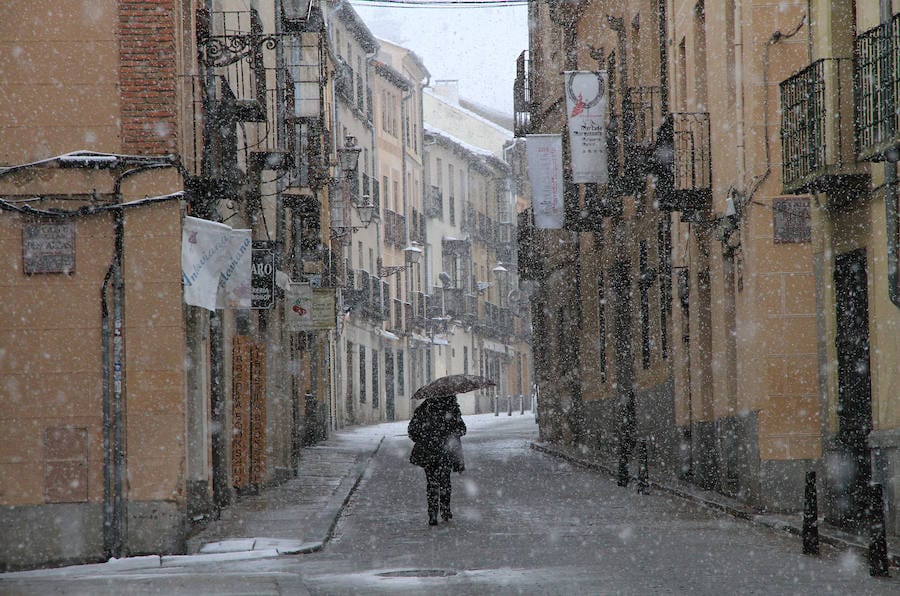 Fotos: Nieve en Segovia