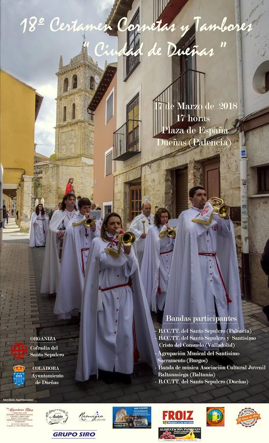 Fotos: Certamen de bandas de Semana Santa en Dueñas