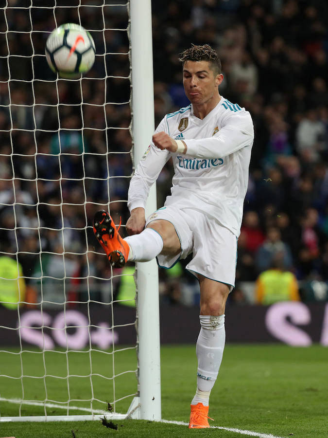 Festival goleador de Real Madrid y Girona en un duelo que se decantó para los blancos gracias al póker de goles de Cristiano Ronaldo.