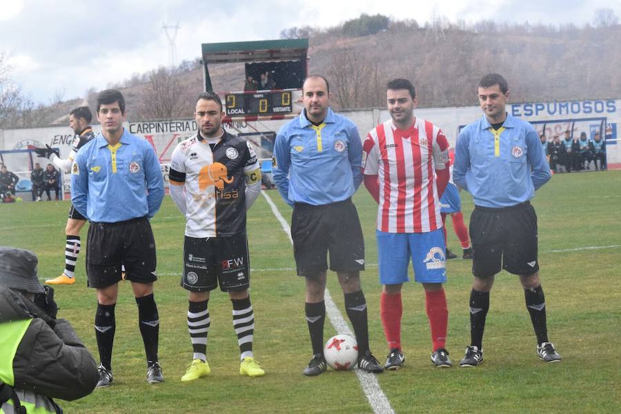 El equipo salmantino gana en el 90 con un tanto de Diego Abad y se aúpa de nuevo al primer puesto tras el empate del Astorga con el Salmantino