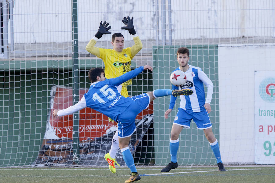 El equipo chacinero cae ante el filial del Deportivo de La Coruña en lo que es la segunda derrota seguida del equipo charro, que cae al 12º puesto 