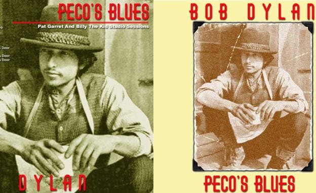 Portadas del disco oficial y del pirata ‘Peco’s Blues’.