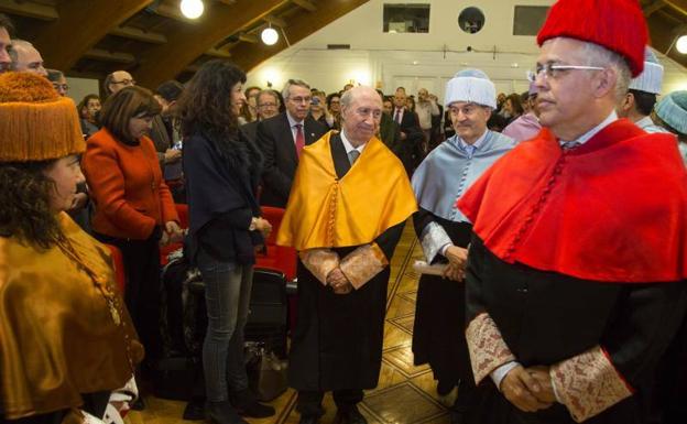 José María Pérez 'Peridis', en su investidura como doctor 'Honoris Causa' en la UVa. 