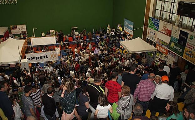 Aspecto del pabellón en una edición pasada de la feria. 