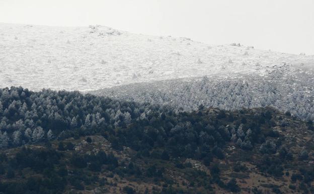 Cumbres nevadas de la sierra de Guadarrama. 