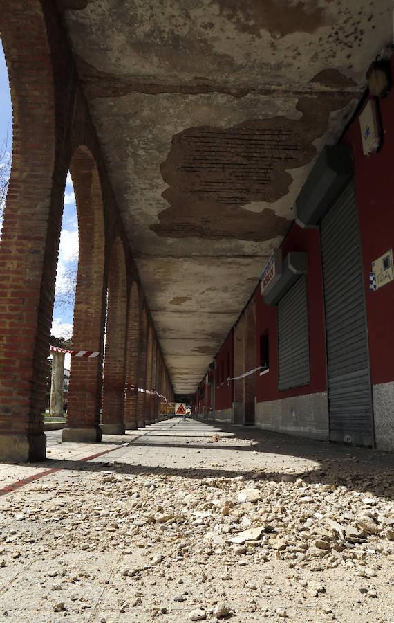 Fotos: Estado de la Plaza del Carmen de Palencia