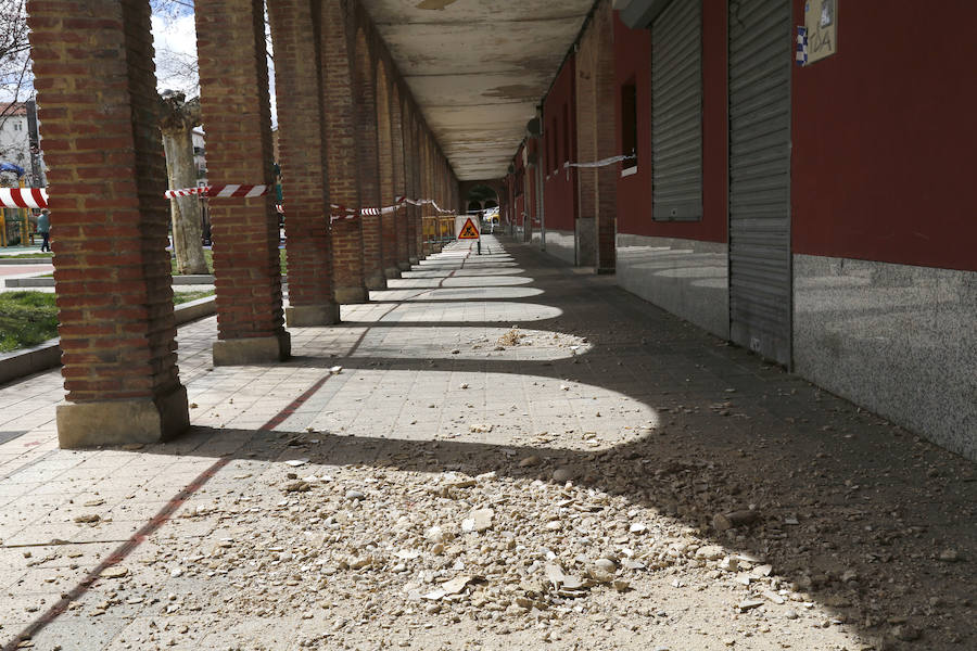 Fotos: Estado de la Plaza del Carmen de Palencia