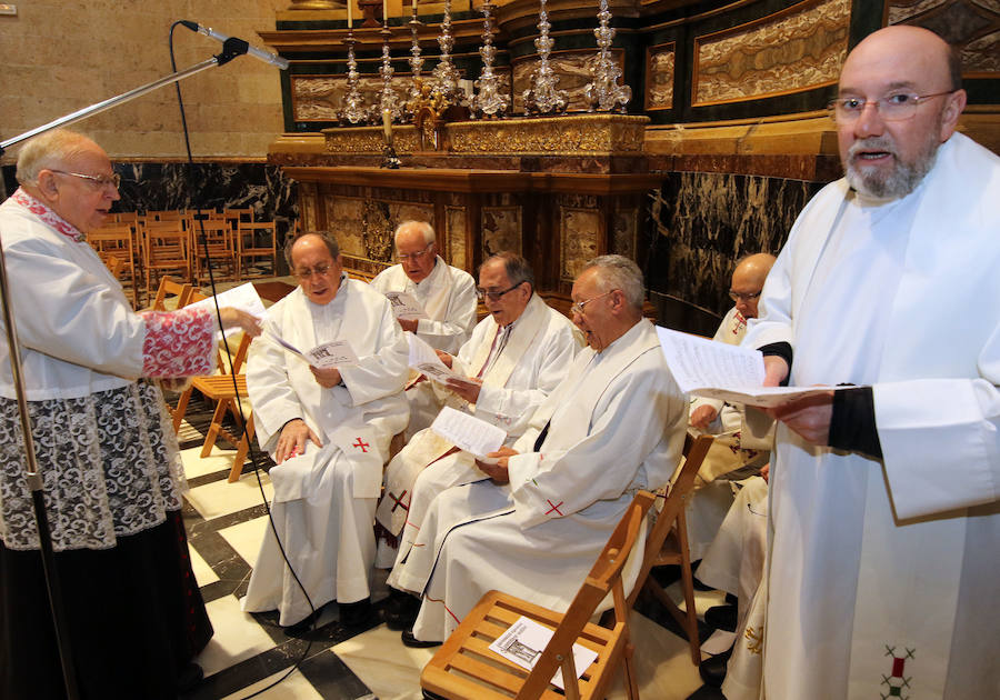 Fotos: Misa Crismal en el altar mayor de la Catedral de Segovia
