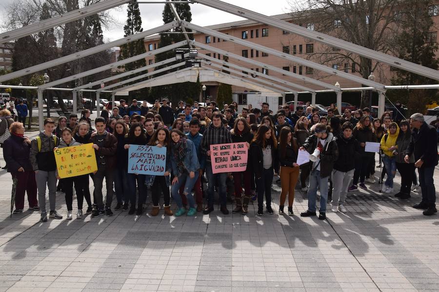 Fotos: Concentración de estudiantes en Guardo
