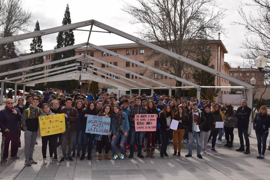 Fotos: Concentración de estudiantes en Guardo