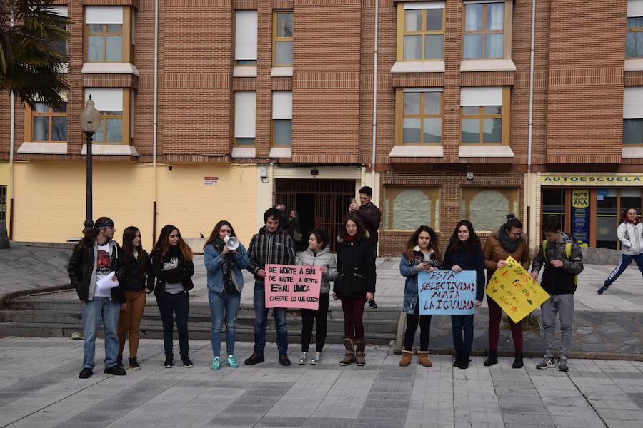 Fotos: Concentración de estudiantes en Guardo