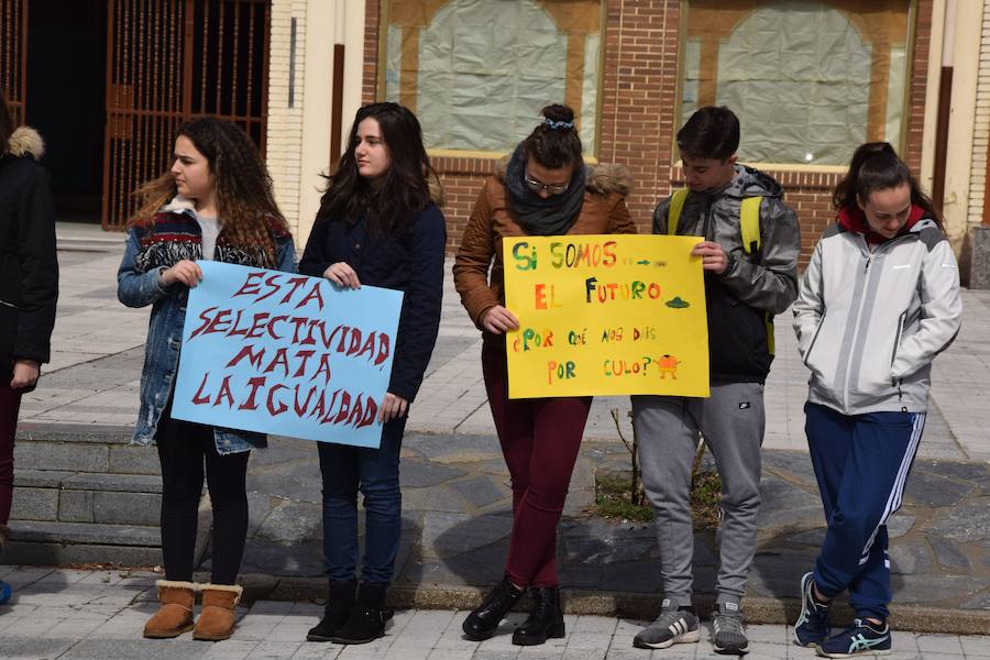 Fotos: Concentración de estudiantes en Guardo