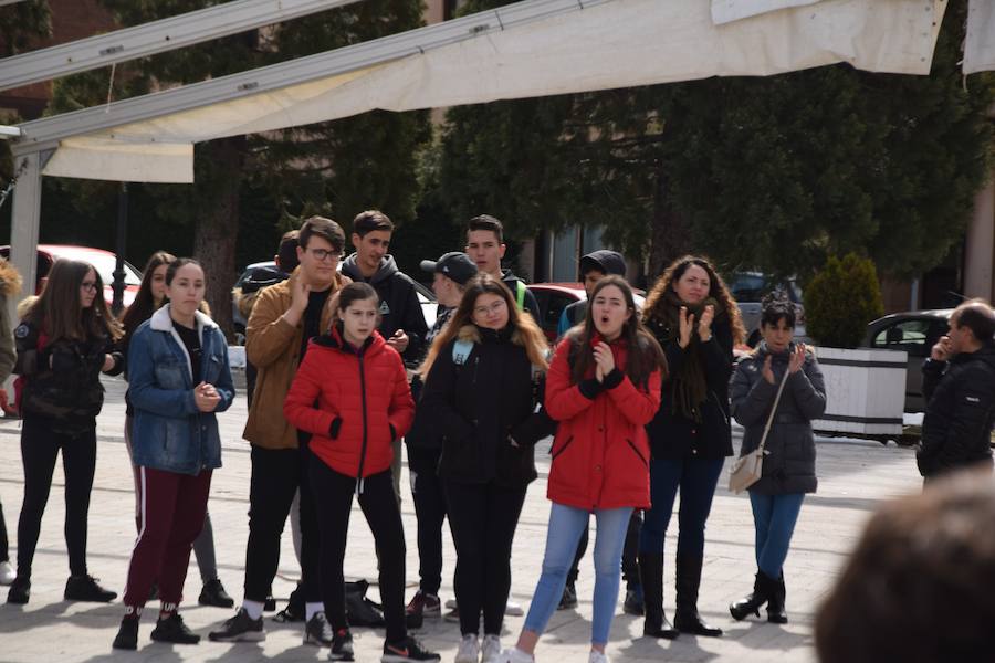 Fotos: Concentración de estudiantes en Guardo
