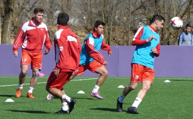 La selección durante el entrenamiento en los Anexos de Zorrilla