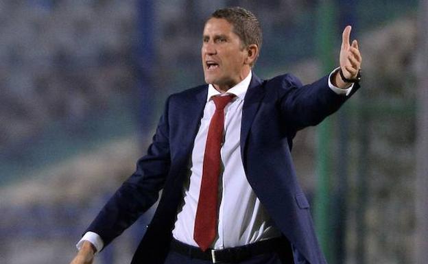 Juan Carlos Garrido, entrenador del Raja de Casablanca. 