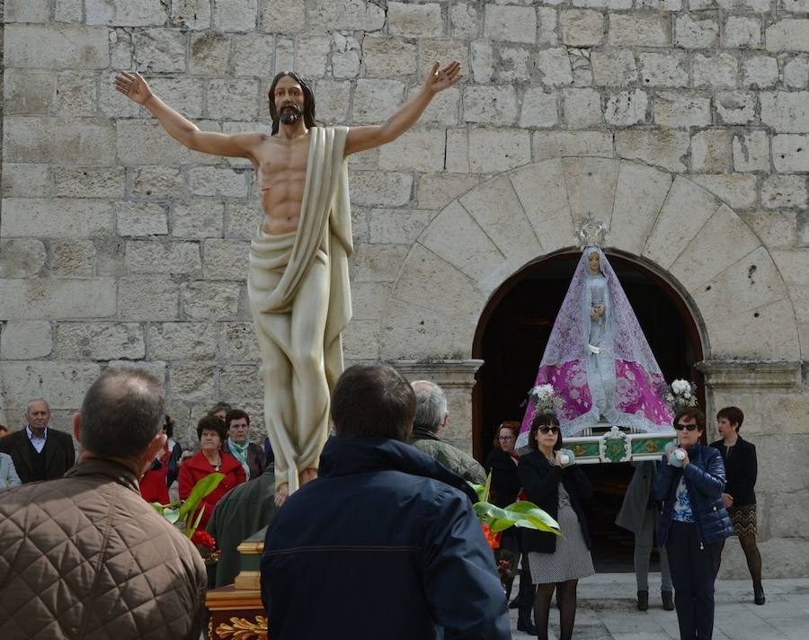 Procesión del Encuentro en Pedrajas