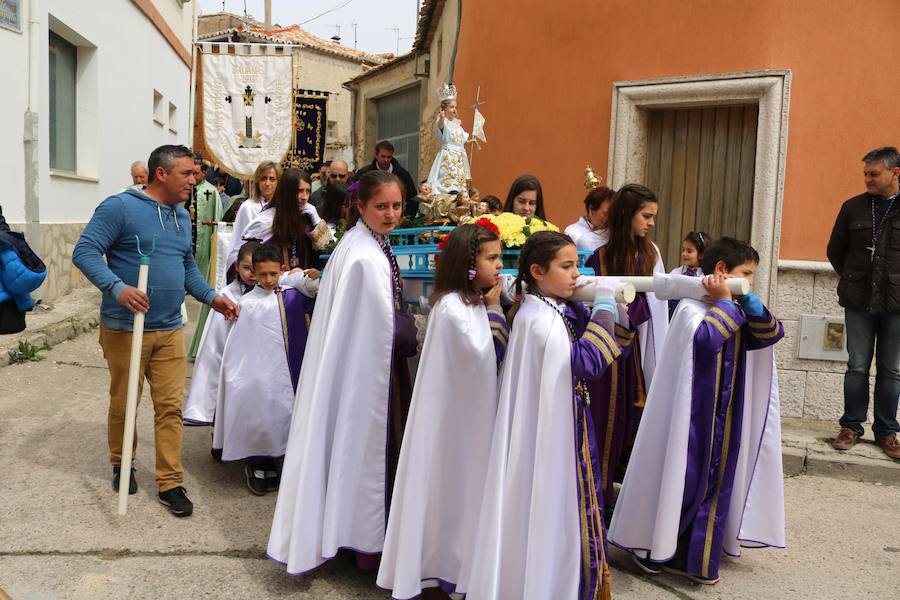 Fotos: Los niños, protagonistas de la despedida de la Semana Santa en Baltanás