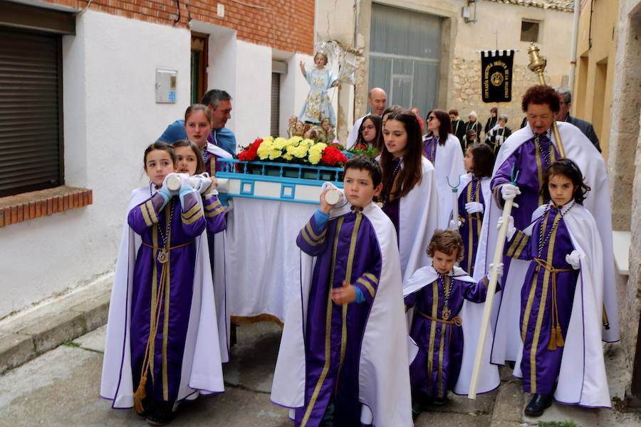 Fotos: Los niños, protagonistas de la despedida de la Semana Santa en Baltanás